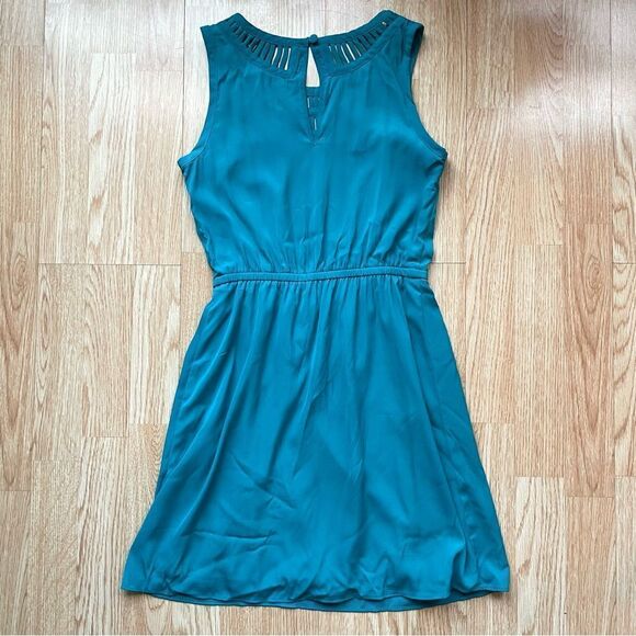 American Eagle Blue Turquoise Mini Dress - Size: XS - Picture 8 of 8
